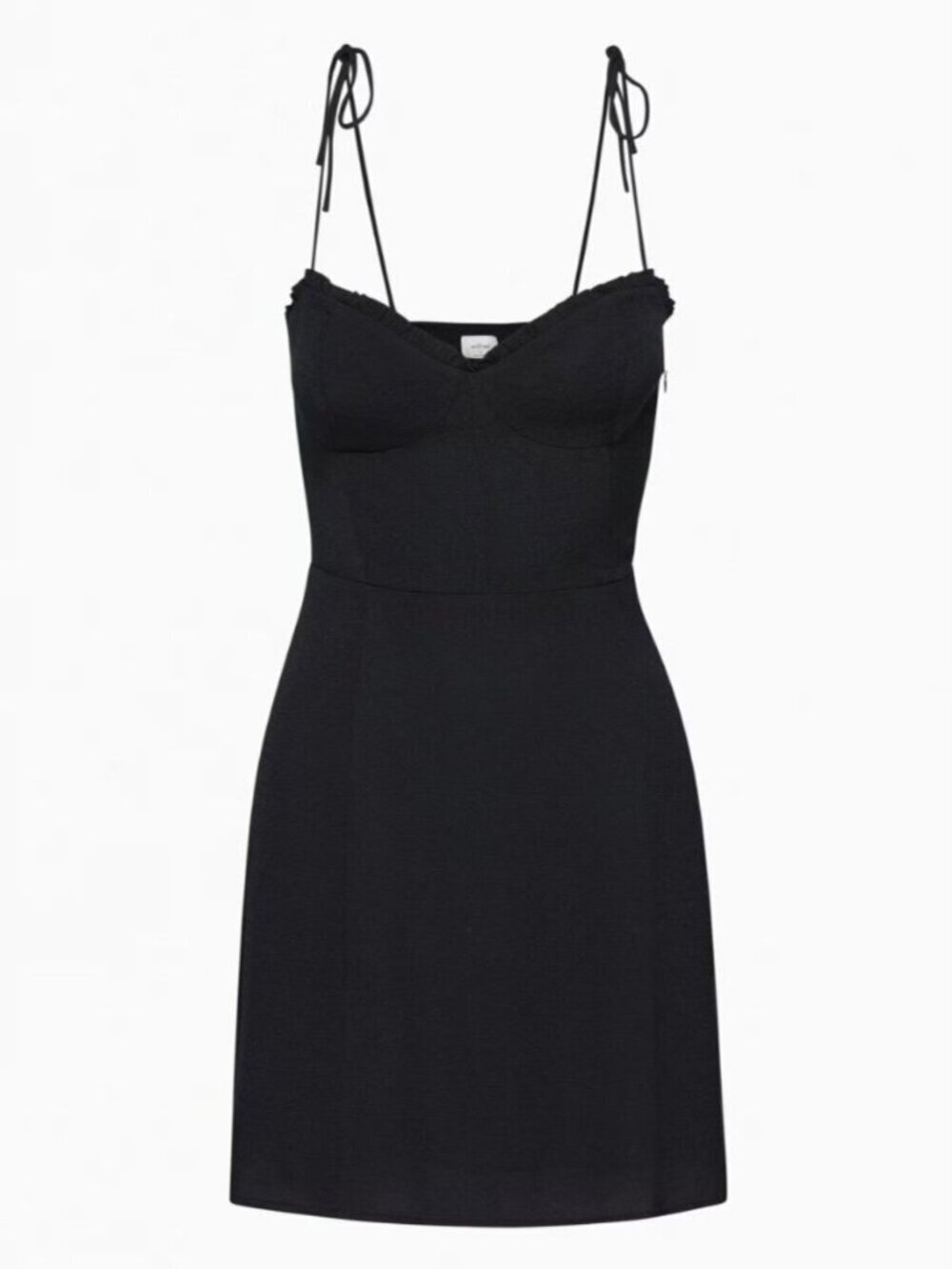 Aritzia Wilfred New Fable Sweetheart Bustier Mini Dress Black Size 0